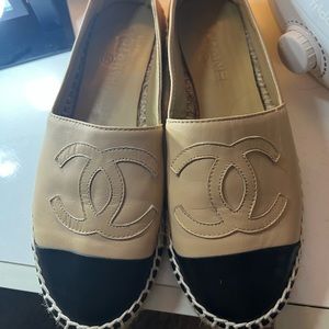 Chanel leather shoes